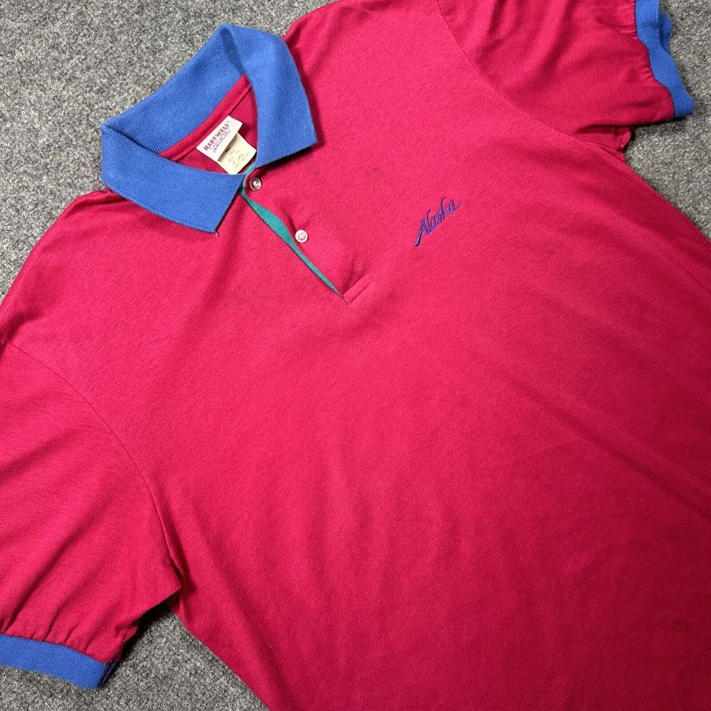 Vintage Hartwell‎ Alaska Polo Golf Shirt XL